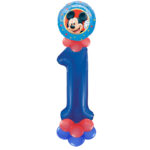 Mickey Mouse Number 1 Floor Design Balloon
