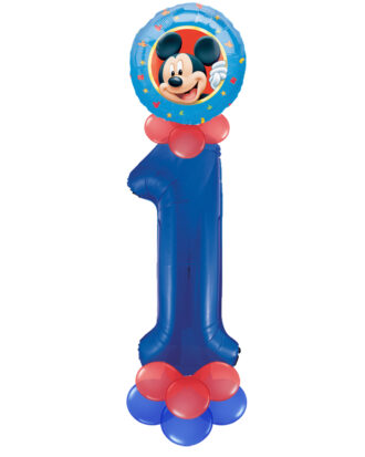 Mickey Mouse Number 1 Floor Design Balloon