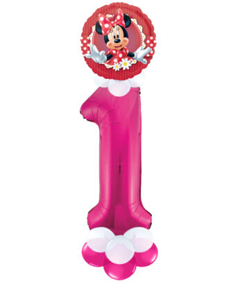 Minnie Mouse Number 1 Floor Design Balloon