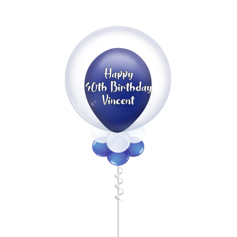 Choose Your Colour Double Bubble Balloon, Add Your Own Personal Message - Image 9