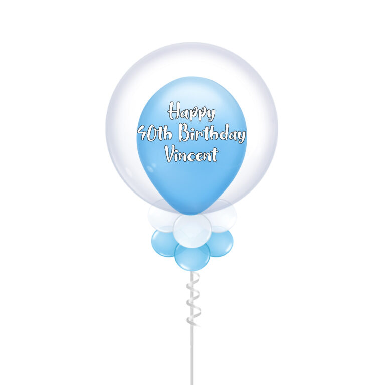 Choose Your Colour Double Bubble Balloon, Add Your Own Personal Message - Image 7