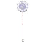 60th Anniversary 18 Inch Foil Balloon
