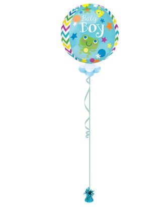 Baby Boy 16 Inch Orb Balloon
