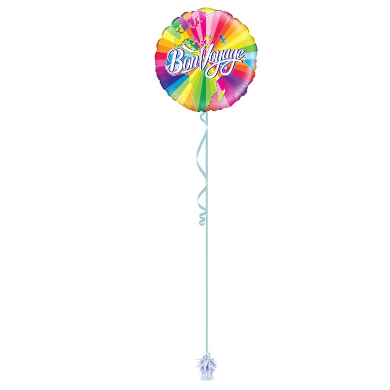 Bon Voyage 18 Inch Foil Balloon