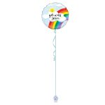 Get Well Rainbow 18 Inch Foil Balloon