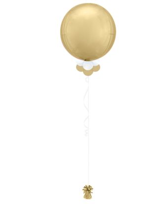 Gold 16 Inch Orb Balloon