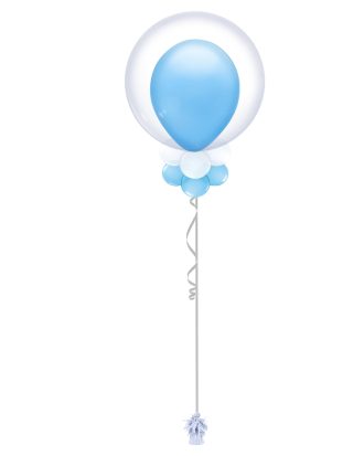 Choose Your Colour Double Bubble Balloon, Add Your Own Personal Message
