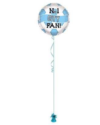 Man City Fan 18 Inch Foil Balloon