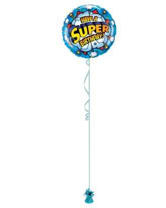 Super Birthday 18 Inch Foil Balloon