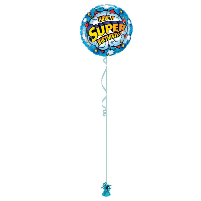 Super Birthday 18 Inch Foil Balloon