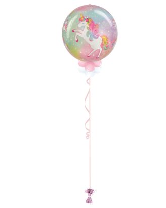 Unicorn 16 Inch Orb Balloon