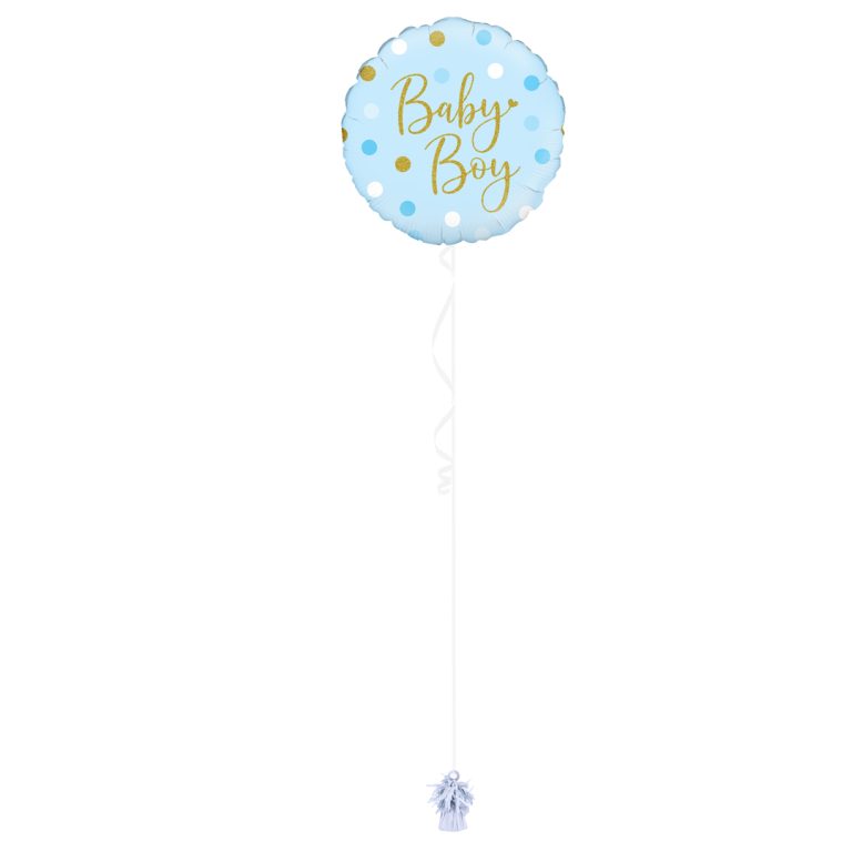 Baby Boy Gold 18 Inch Foil