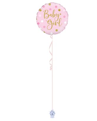 Baby Girl Gold 18 Inch Foil