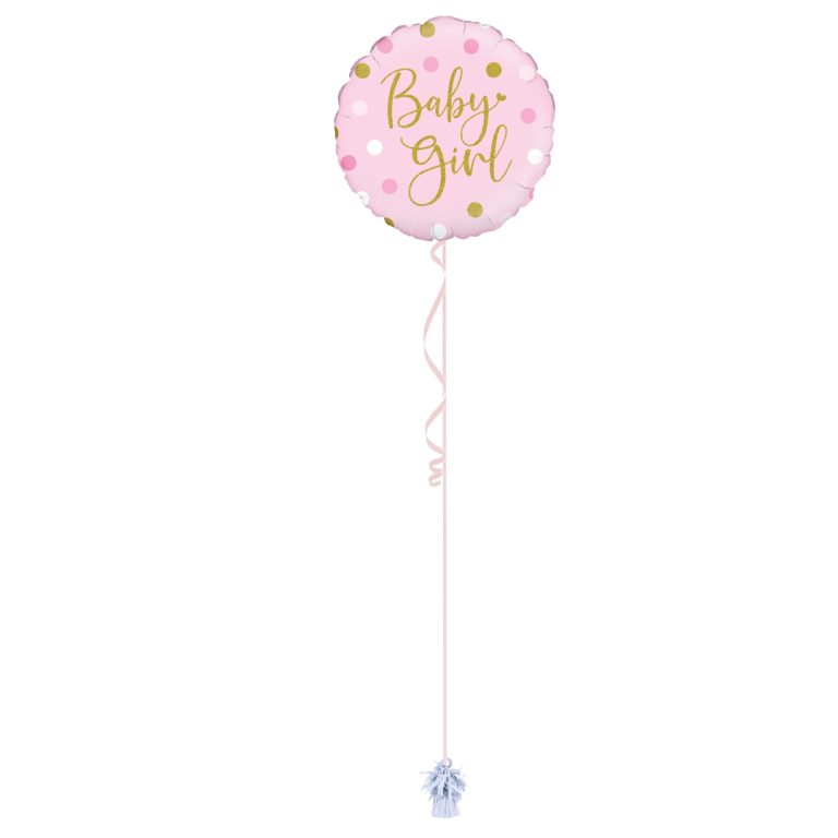 Baby Girl Gold 18 Inch Foil
