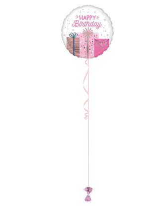 Happy Birthday Presents 18 Inch Foil Balloon