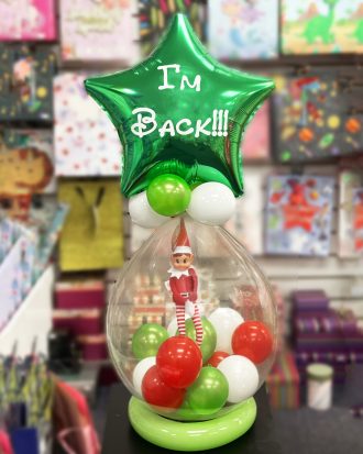 Im Back Green Elf On The Shelf Balloon