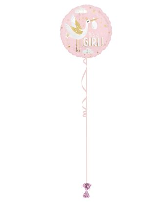 Its A Girl Bird 18 Inch Foil Balloon