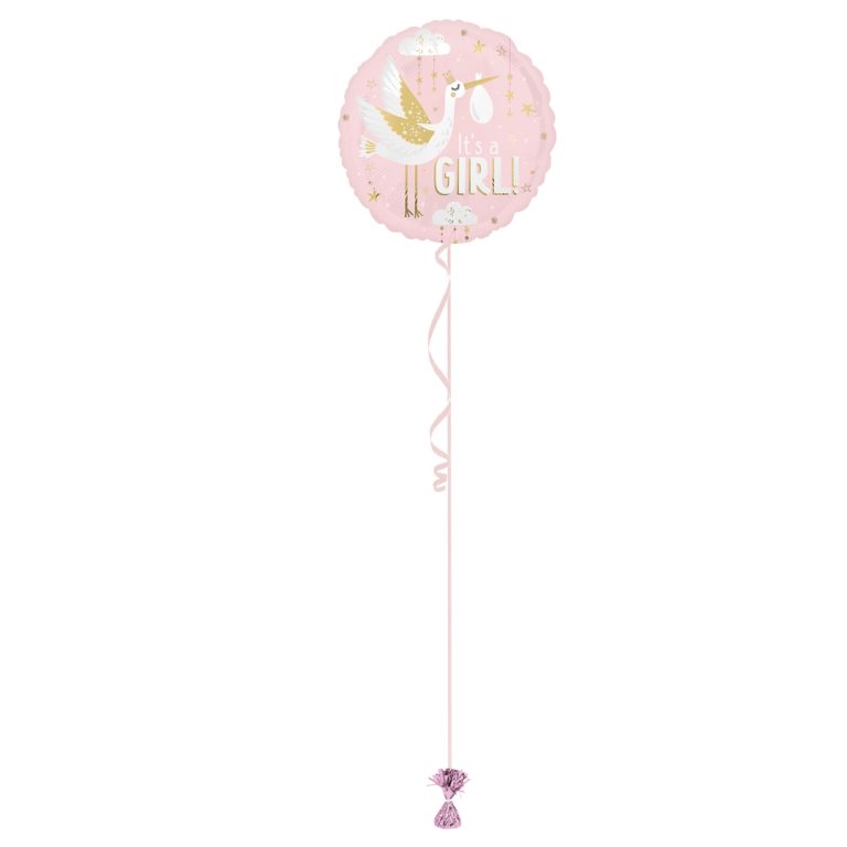 Its A Girl Bird 18 Inch Foil Balloon