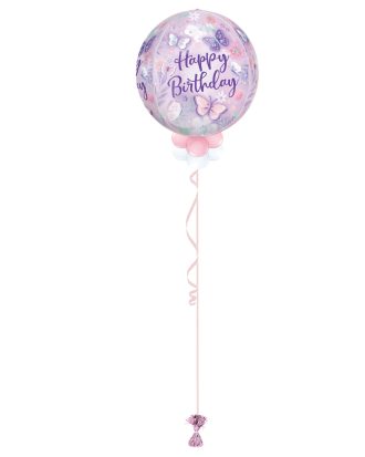 Happy Birthday Butterfly Orb