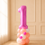 Number Balloon Tower
