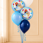 Bluey balloon bouquet